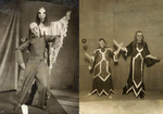 Links Hans van Meerten en Lili Green, rechts Sara Heyblom en Louise Kooiman.
<br/>
Theaterencyclopedie, 1922
